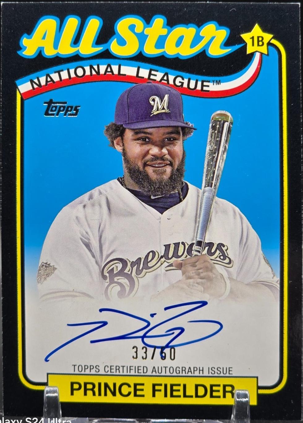 Prince Fielder [Black] #89ASA-PF