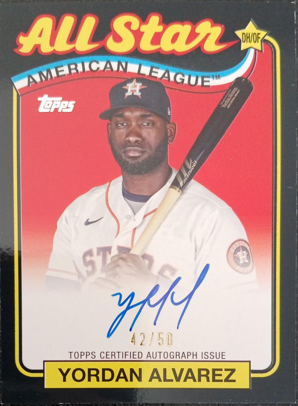 Yordan Alvarez #89ASA-YA