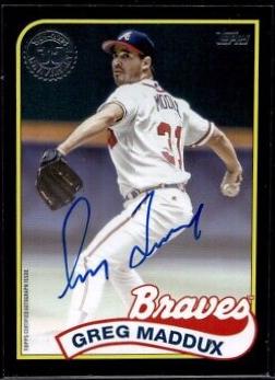 Greg Maddux [Black] #89BA-GM
