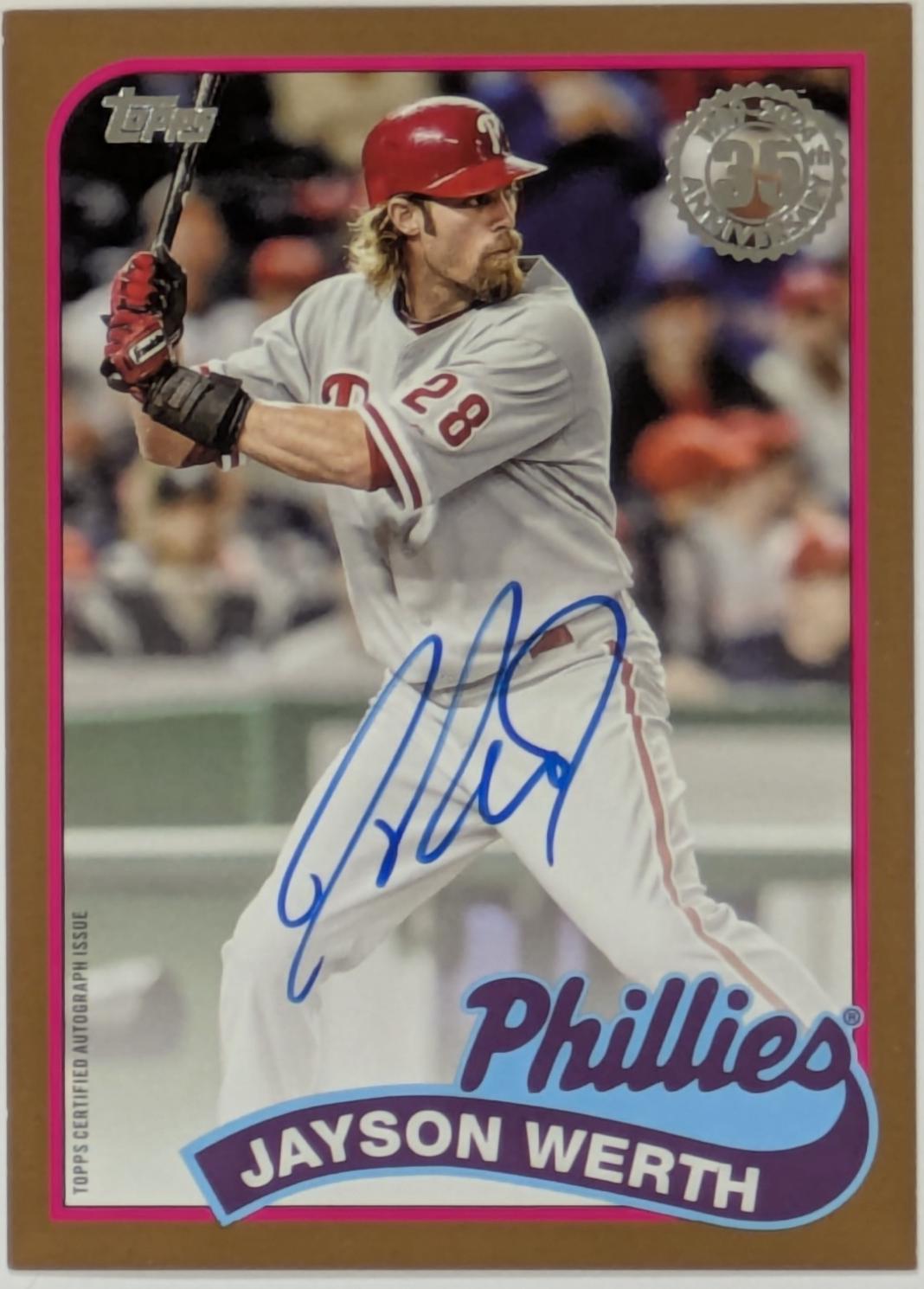 Jayson Werth [Gold] #89BA2-JWE