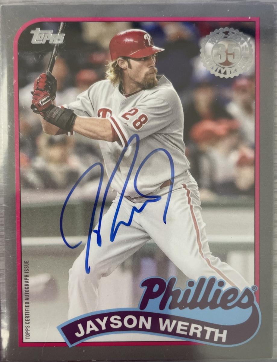 Jayson Werth [Platinum] #89BA2-JWE