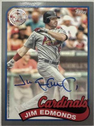 Jim Edmonds [Platinum] #89BA-JE