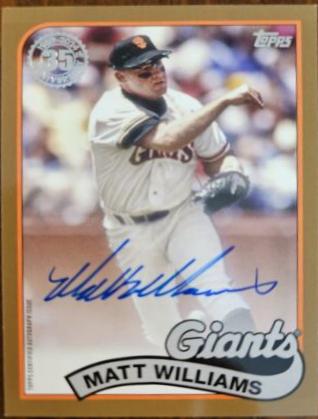 Matt Williams [Gold] #89BA-MWA