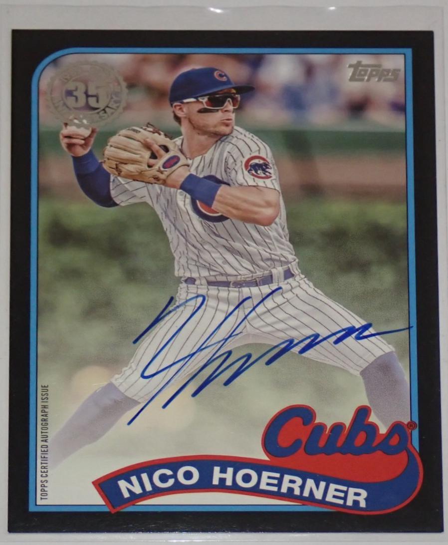 Nico Hoerner [Black] #89BA2-NH