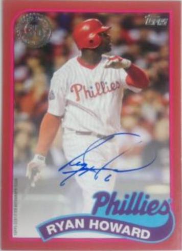 Ryan Howard [Red] #89BA-RHO