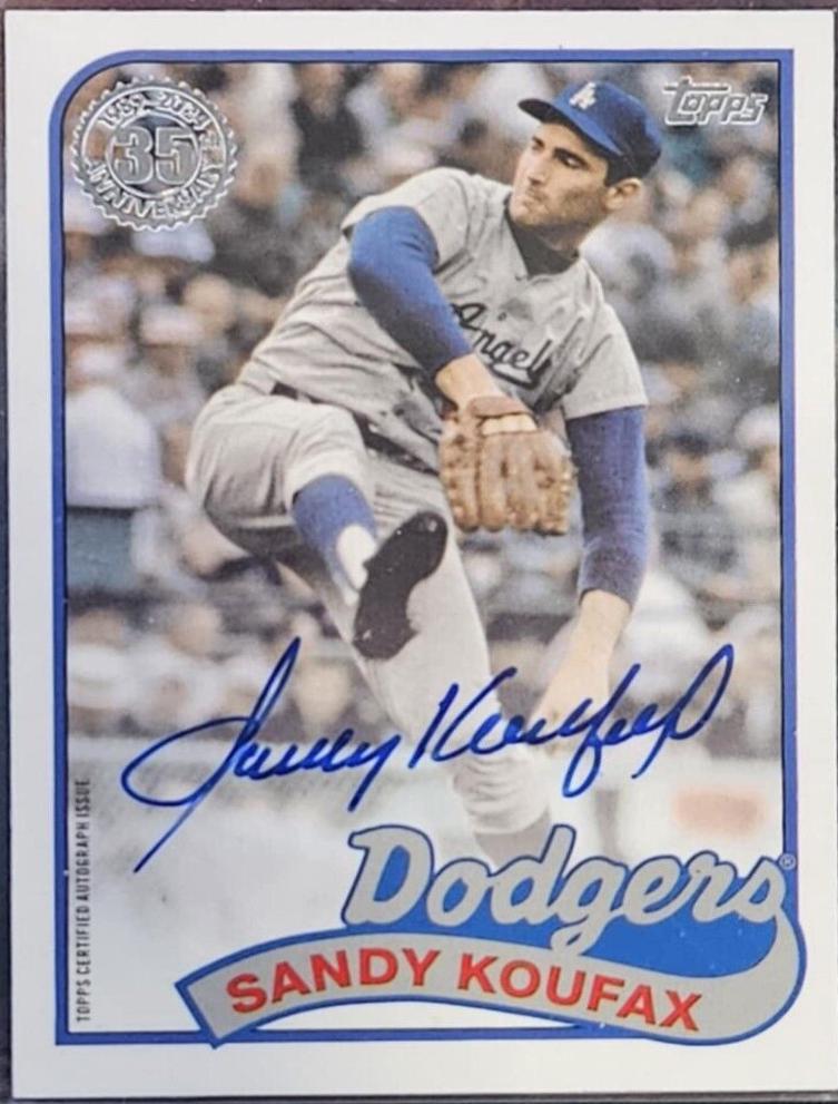 Sandy Koufax #89BA2-SK