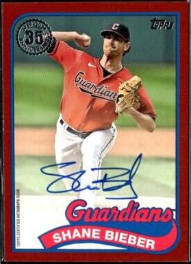 Shane Bieber [Red] #89BA-SB