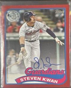 Steven Kwan [Red] #89BA-SK
