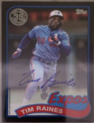 Tim Raines [Black] #89BA-TR