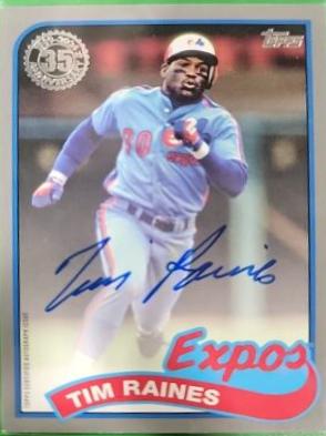 Tim Raines [Platinum] #89BA-TR