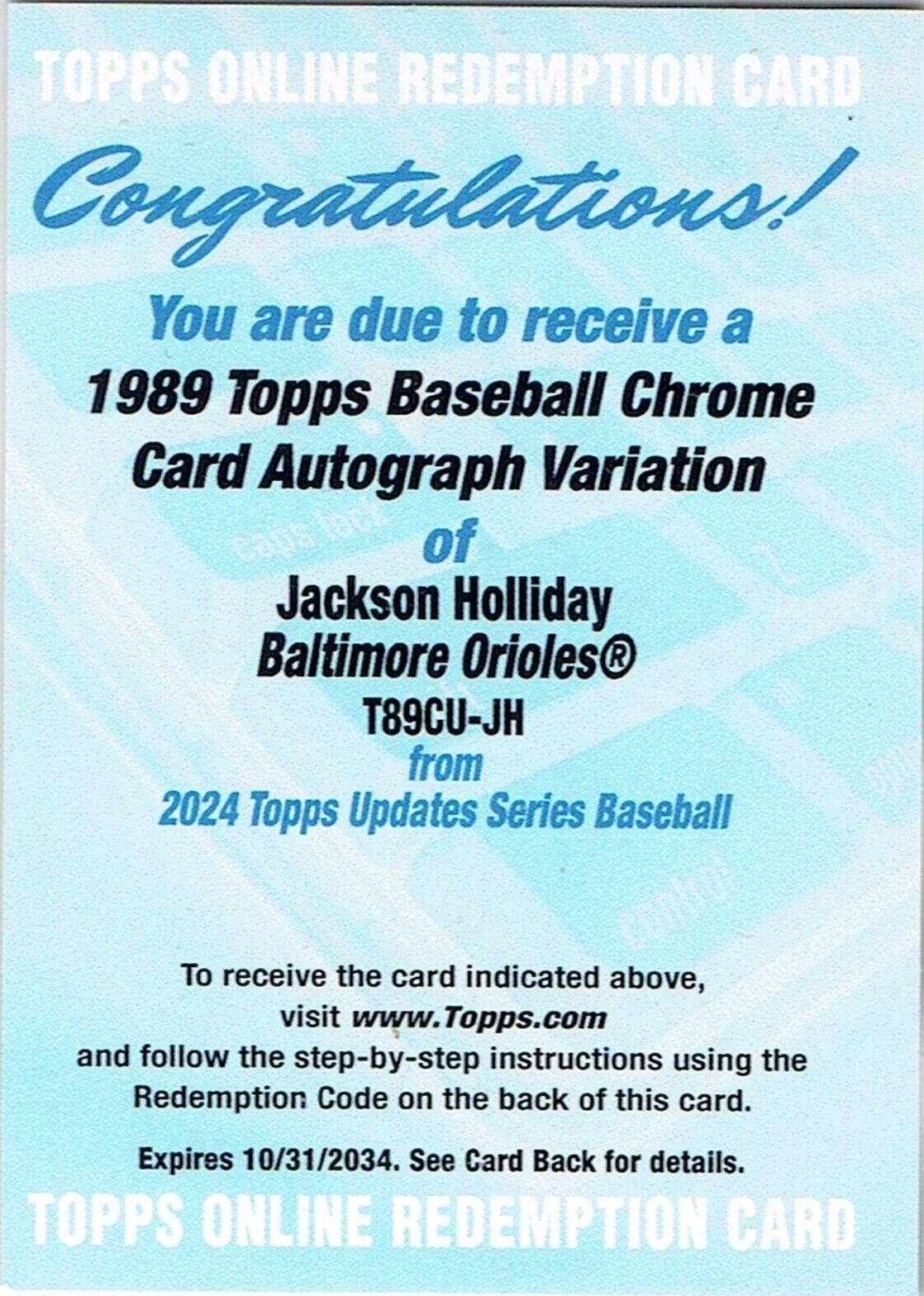 Jackson Holliday #T89CU-JH