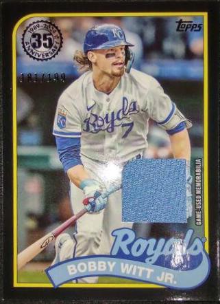 Bobby Witt Jr. [Black] #89BR-BW