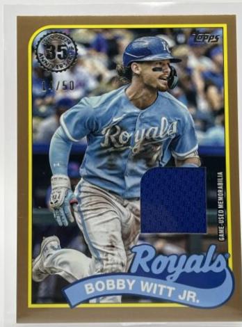 Bobby Witt Jr. [Gold] #89R2-BW