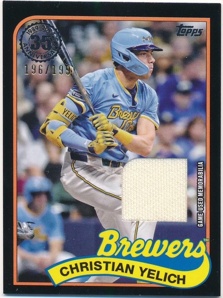 Christian Yelich [Black] #89RU-CY