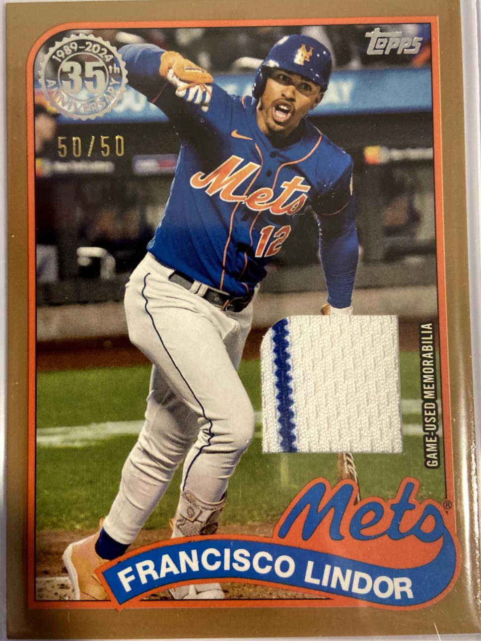 Francisco Lindor [Gold] #89R2-FL