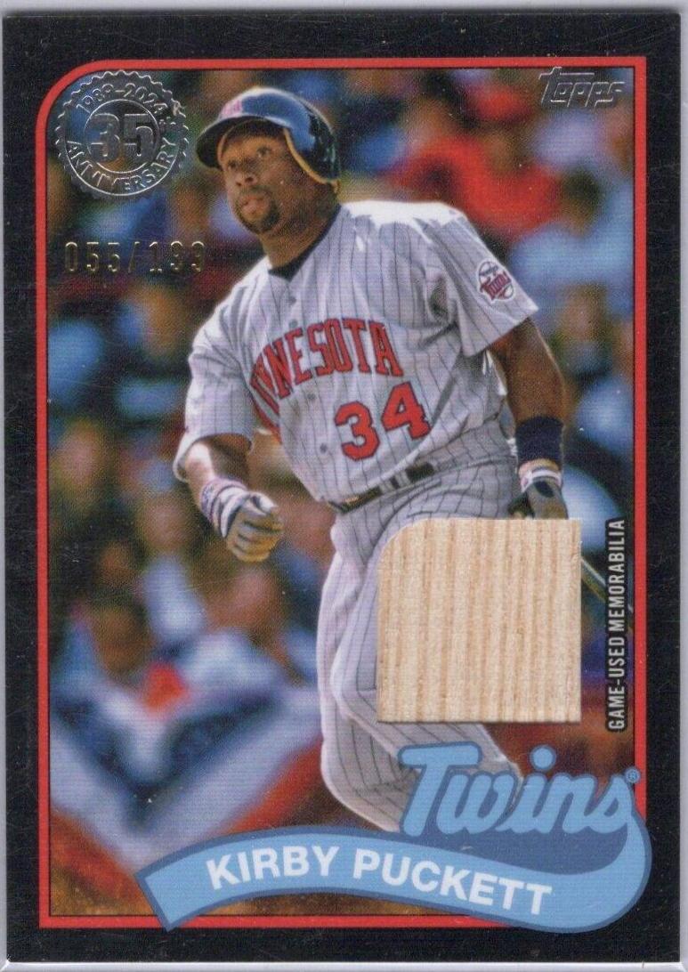 Kirby Puckett [Black] #89BR-KP