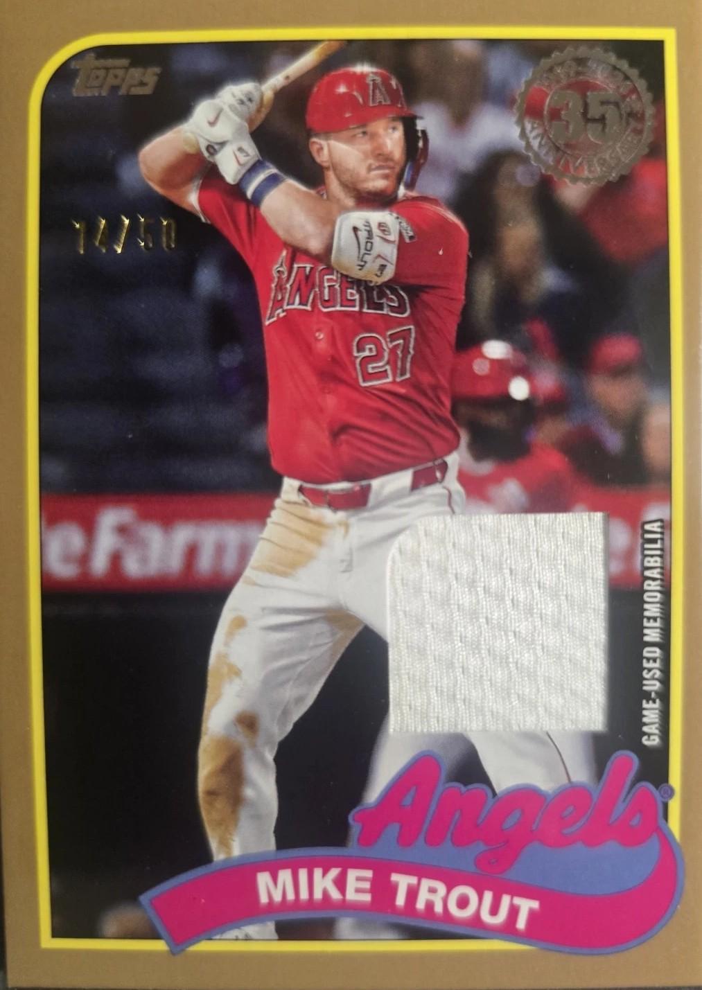 Mike Trout [Gold] #89RU-MT