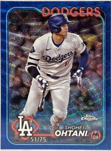 Shohei Ohtani [Blue Wave Refractor] #1