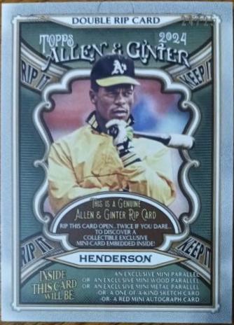 Rickey Henderson / Reggie Jackson #DRIP-HJ