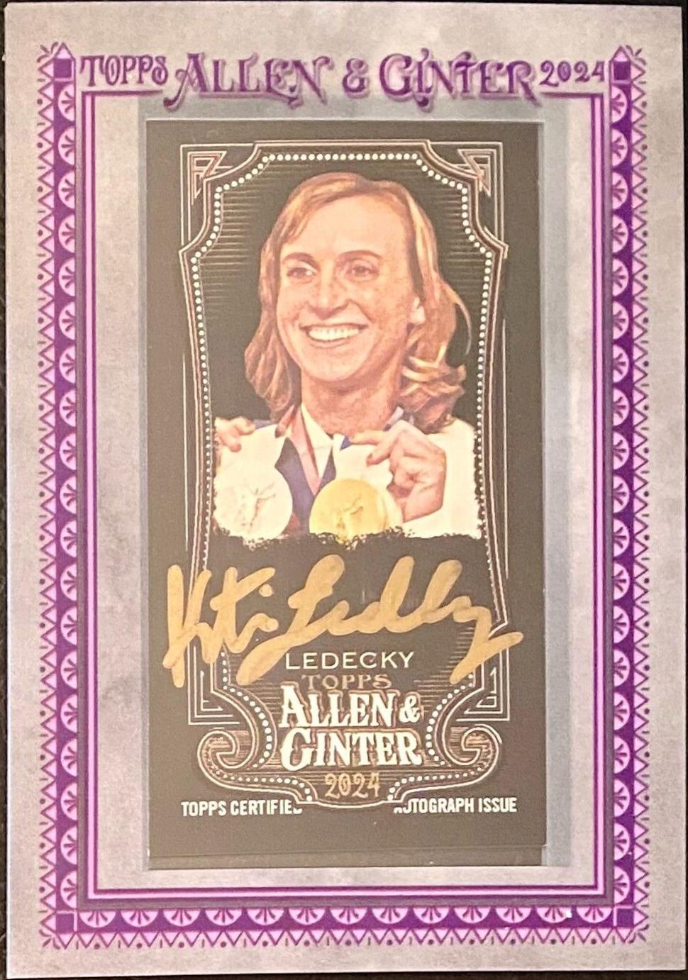 Katie Ledecky [Gold Ink] #MA-KL