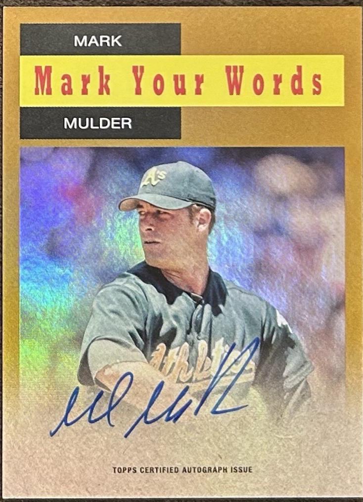 Mark Mulder [Gold Foilboard] #58WA-MM