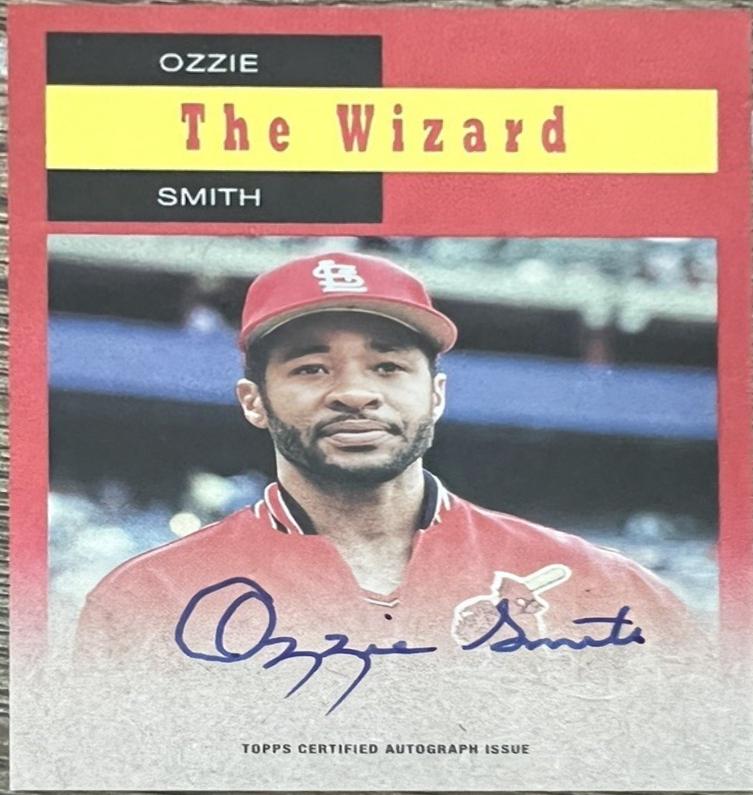 Ozzie Smith [Red Foilboard] #58WA-OZ