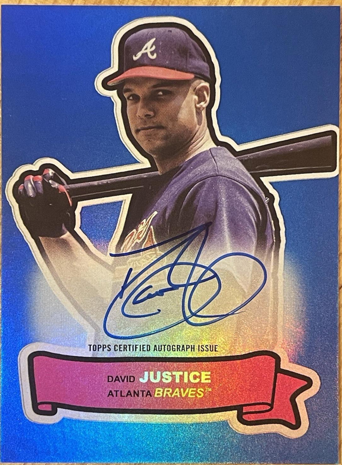 David Justice [Blue] #68AA-DJ