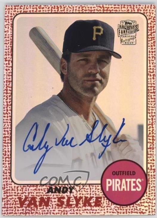 Andy Van Slyke [Red] #68FF-AV