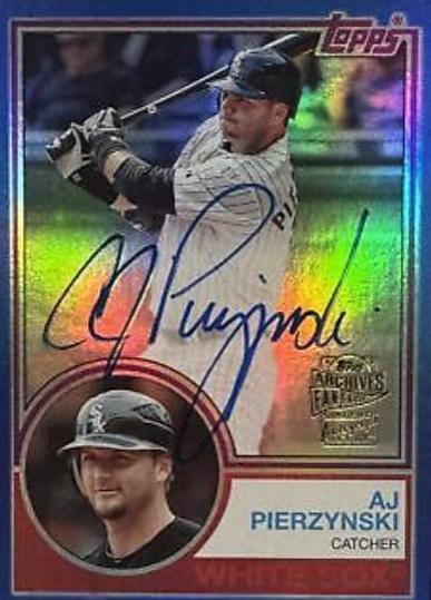 AJ Pierzynski [Blue] #83FF-AP