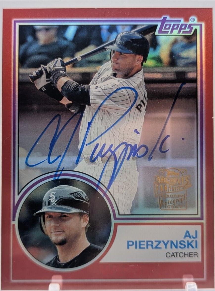 AJ Pierzynski [Red] #83FF-AP