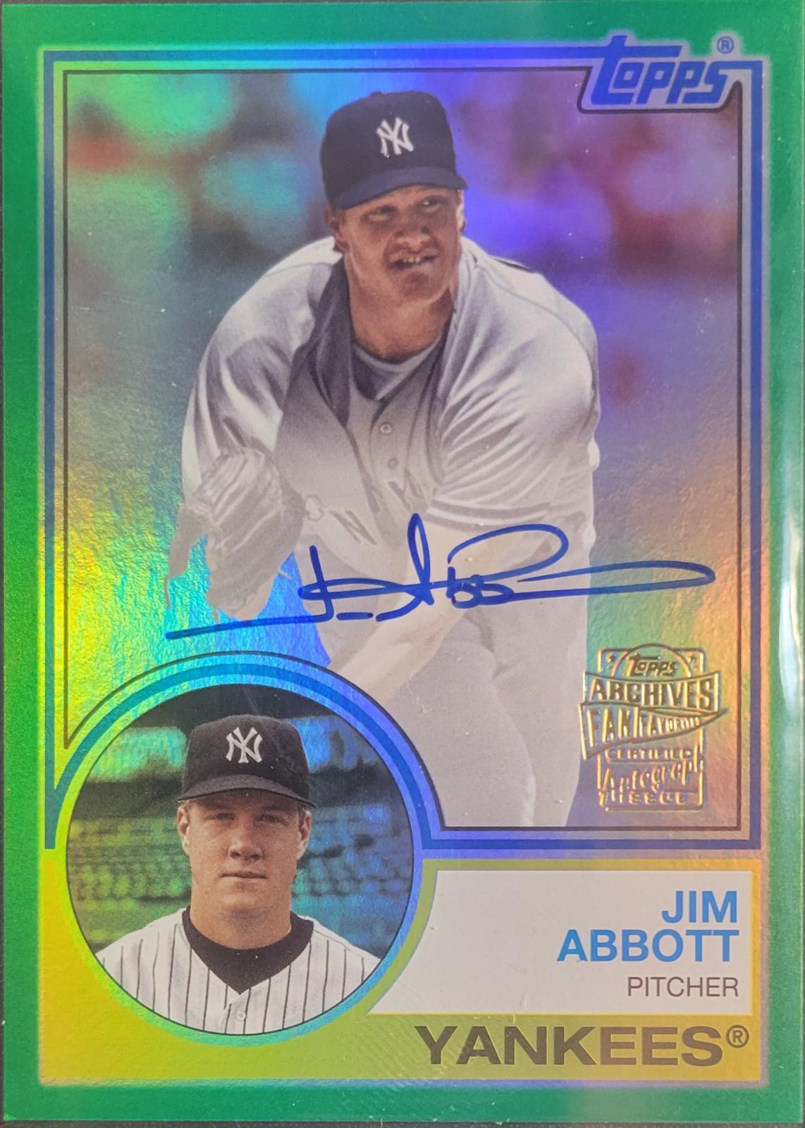 Jim Abbott [Green] #83FF-JA