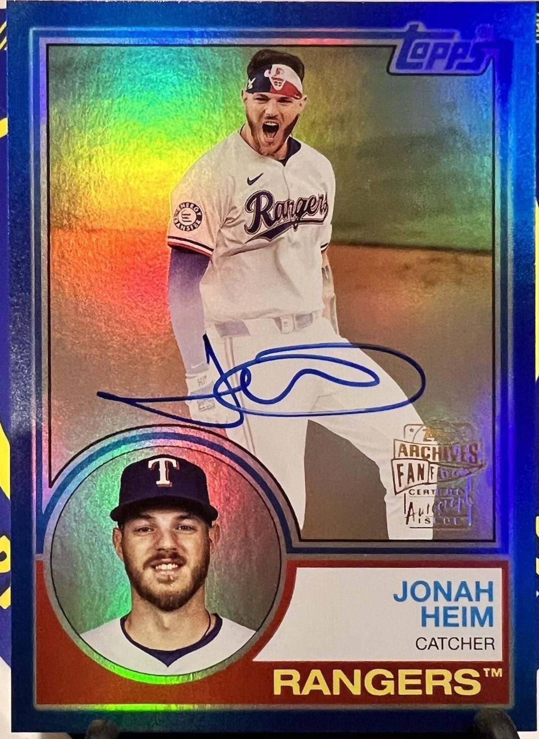 Jonah Heim [Blue] #83FF-JH