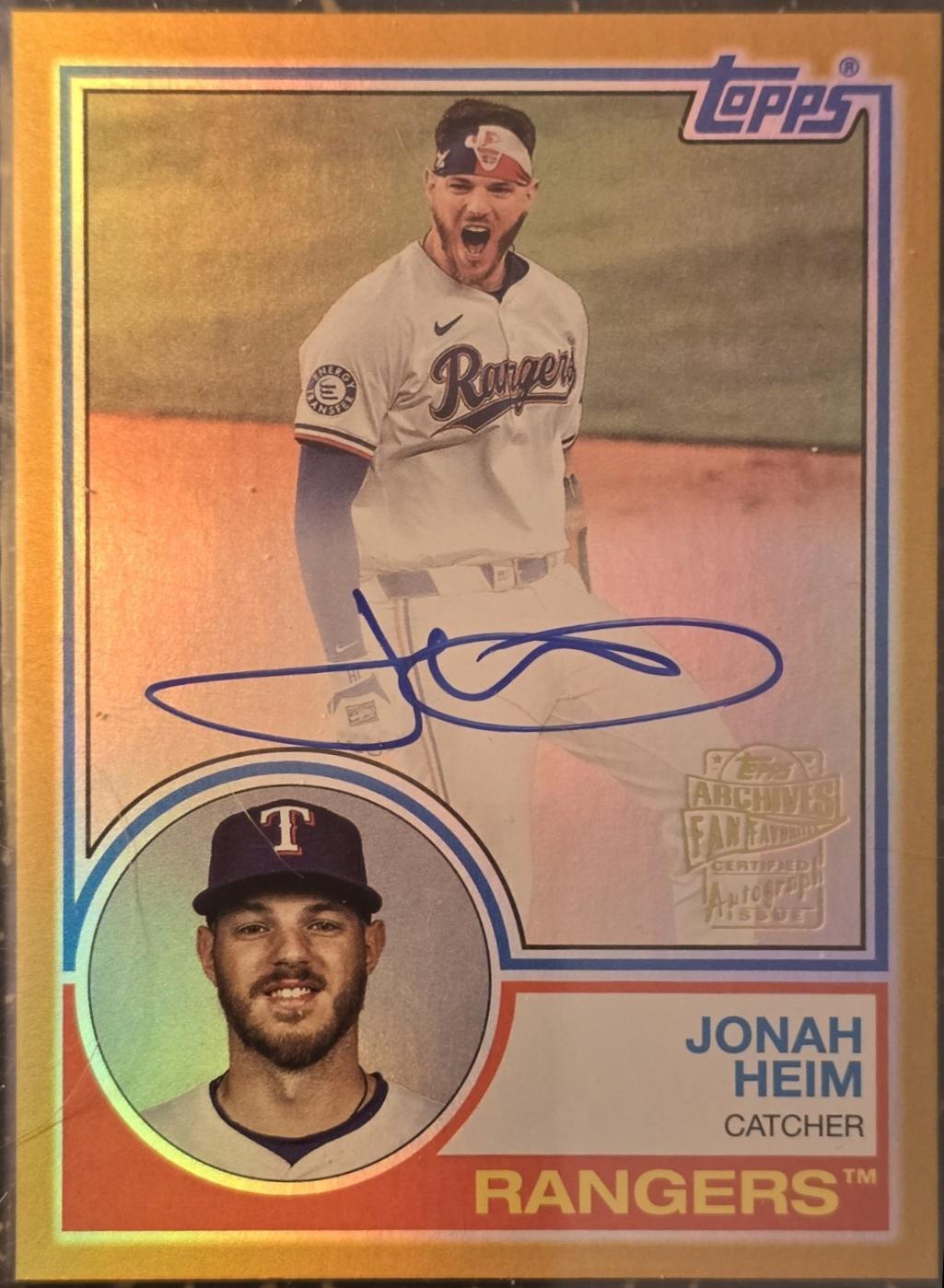 Jonah Heim [Gold] #83FF-JH