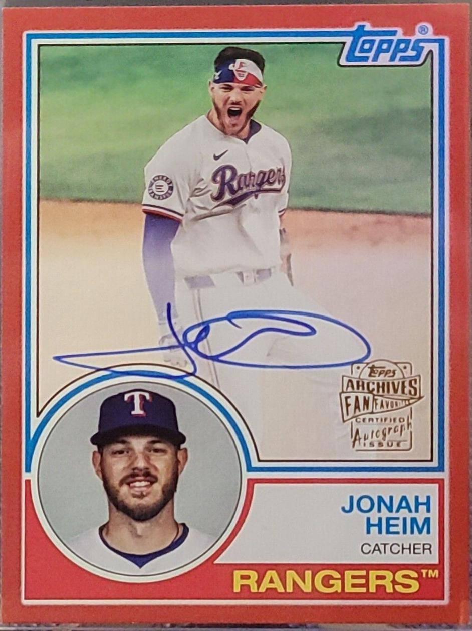 Jonah Heim [Red] #83FF-JH
