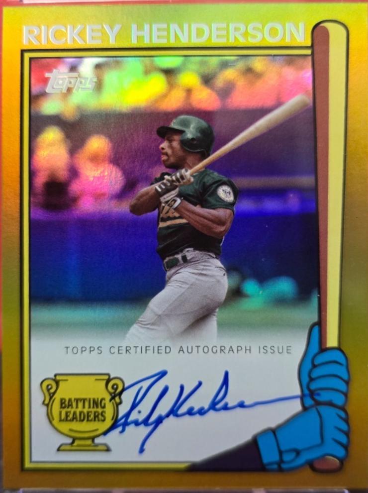 Rickey Henderson #90BLA-RH
