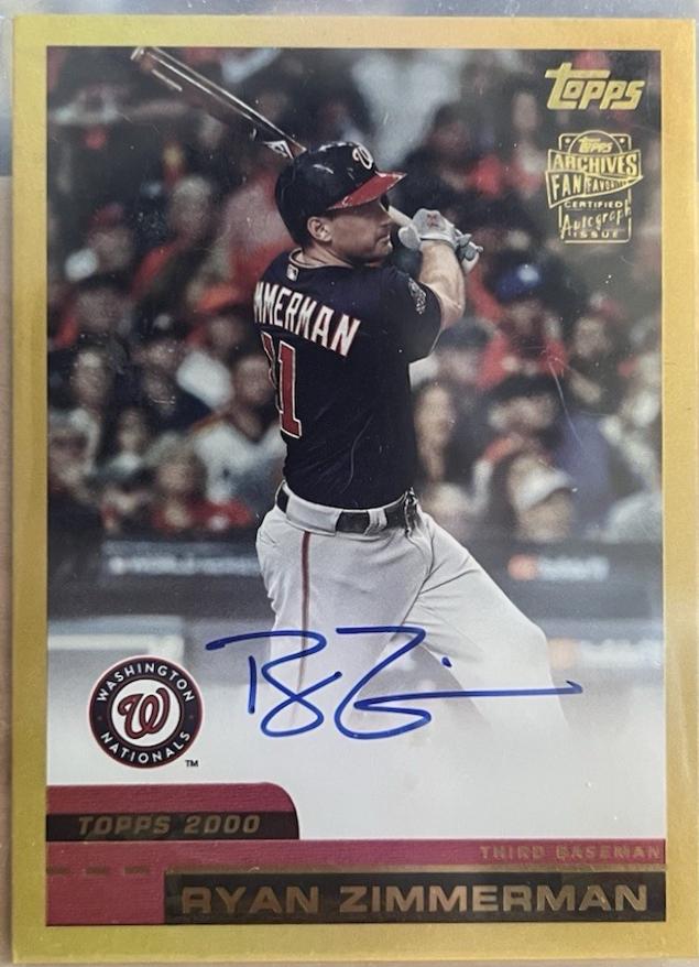 Ryan Zimmerman [Gold] #00FF-RZ