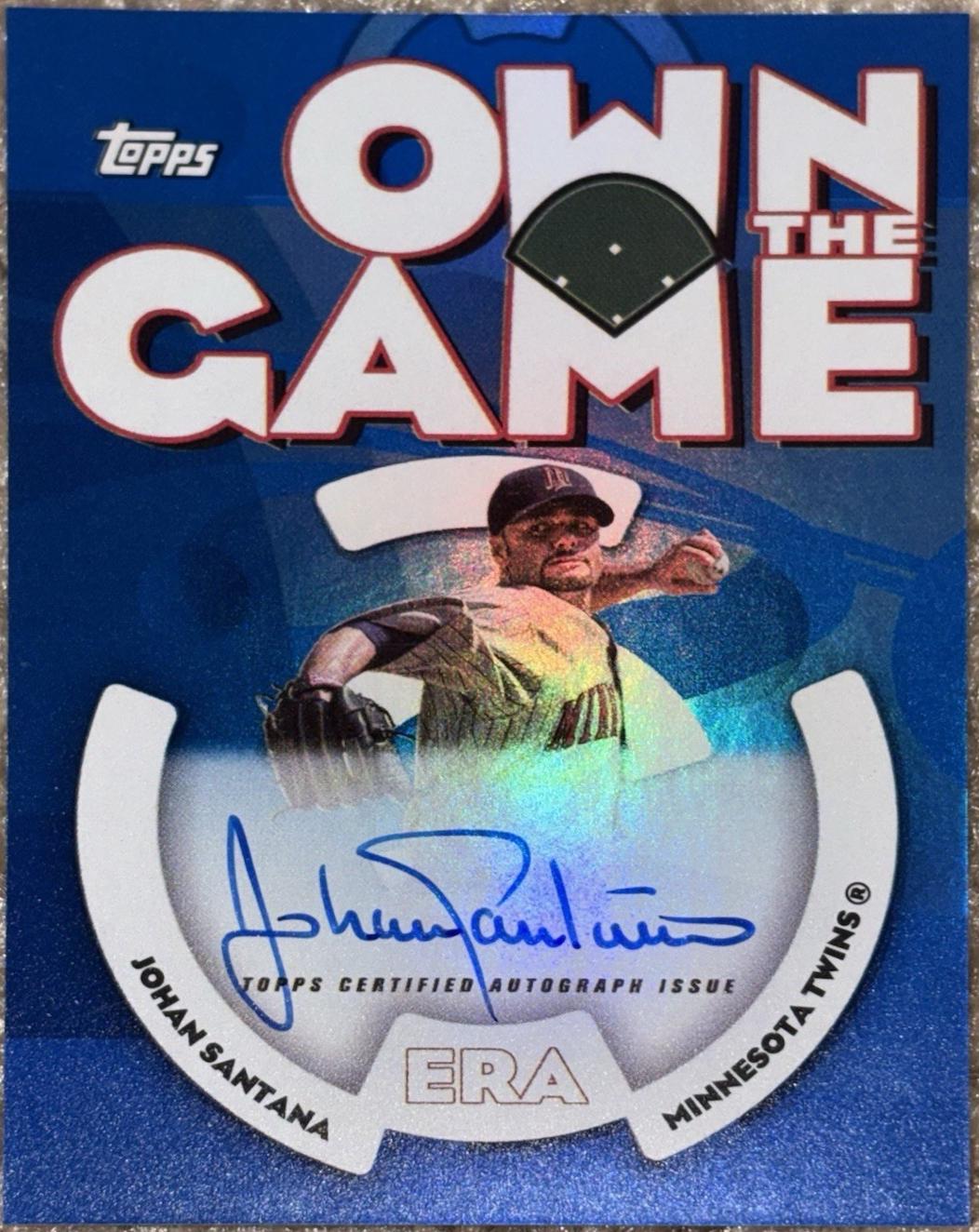 Johan Santana [Blue Foilboard] #06OGA-JS
