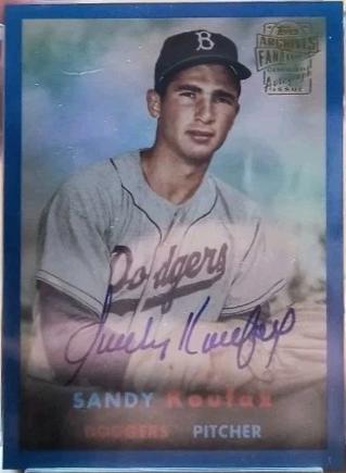 Sandy Koufax [Blue] #FF-SK
