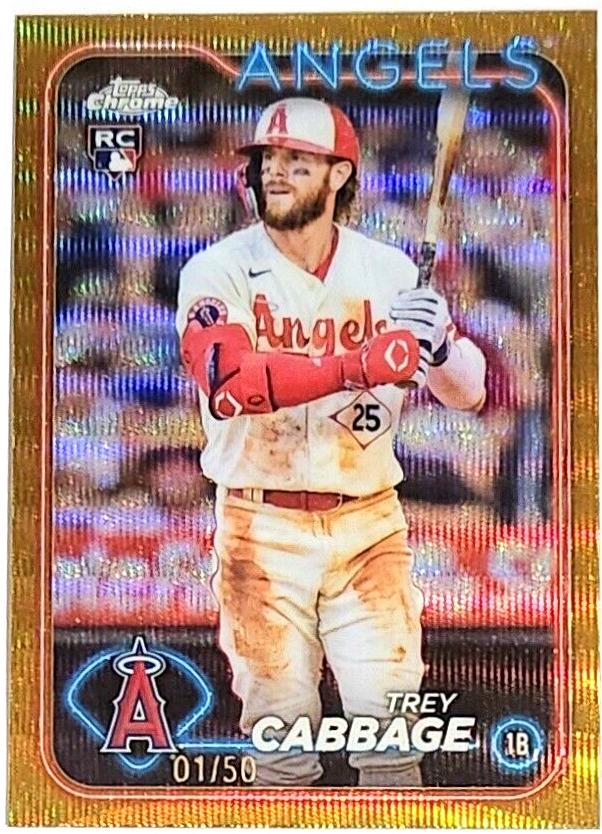Trey Cabbage [Gold Wave Refractor] #226
