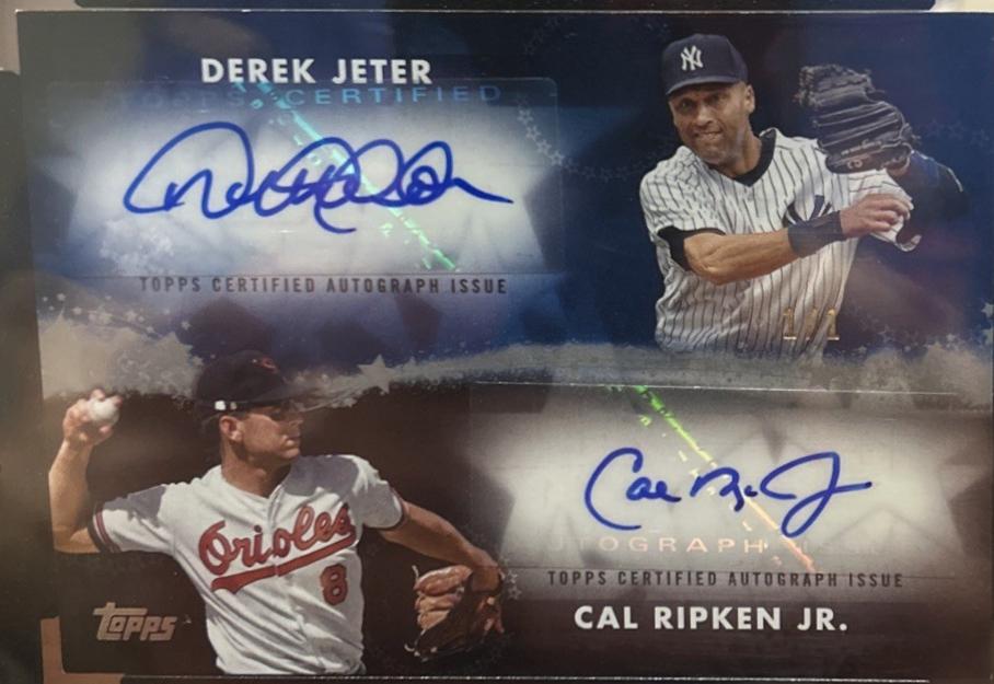 Cal Ripken Jr. / Derek Jeter [Platinum] #BSDA2-JRJ
