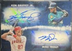 Ken Griffey Jr. / Mike Trout #BSDA2-GJT