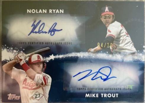Mike Trout / Nolan Ryan #BSDA2-RTR