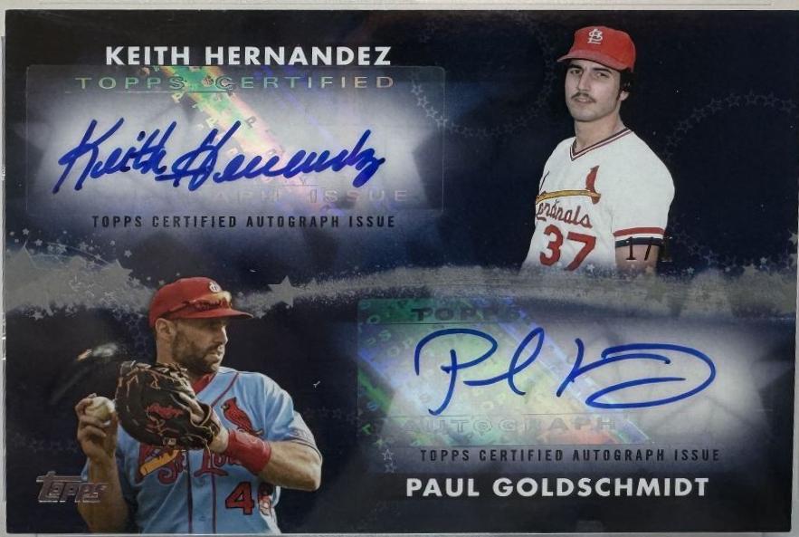 Paul Goldschmidt / Keith Hernandez [Platinum] #BSDA2-HEG