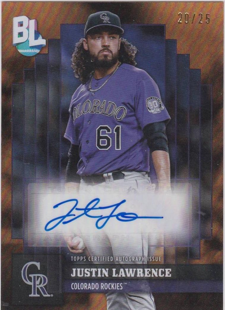 Justin Lawrence [Gold Foil] #BLA-JLA