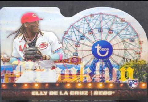 Elly De La Cruz [Die-Cut Variation] #49