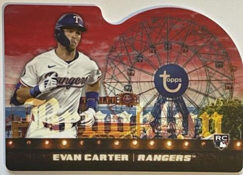 Evan Carter [Red Die-Cut Variation] #20
