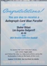 Shohei Ohtani [Blue] #AC-SO