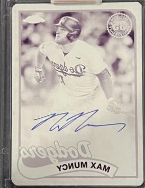 Max Muncy [Printing Plate] #89CBA-MM