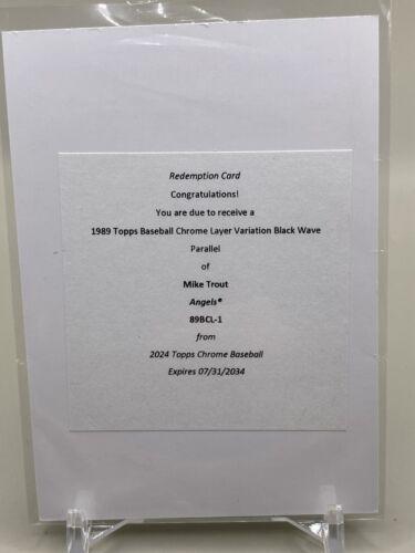 Mike Trout [Black Wave] #89BCL-1
