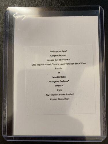 Mookie Betts [Black Wave] #89BCL-4